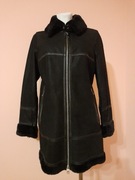 Luksusowy skórzany krótki płaszcz zimowy Freaky Nation