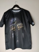 Mroczny T-shirt SKULL Game Over | Metal Grunge Y2K | Rozmiar L