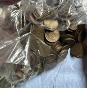 Woreczek 2- oraz 5-złotówek PRL