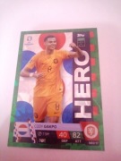 Topps karty euro 2024 karty Hero Emerald Cody Gakpo Ned 17