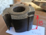 Frez do drewna, głowica