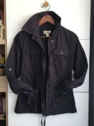 Kurtka koszulowa cargo utility Mango czarna S jesień/wiosna