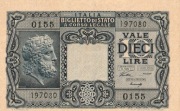 Zestaw  5 banknotów Włochy (epoka Benito Mussolini)