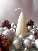 MoonLight 100 % świeca sojowa choinka liść S