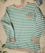 5.10.15 Bluzka z długim rękawem w paski r.110