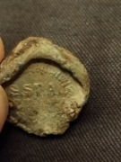 Stara ołowiana plomba Szczecin 