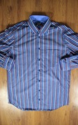 Koszula Waldbusch r. 39/40 regular fit w paski dł rękaw bawełniana 