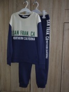 Dres bawełniany bluza i spodnie H&M r. 134