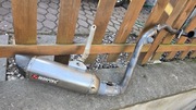 Tłumik wydech akrapovic  ktm duke 125 390 200 kompletny z mocowaniami 
