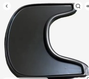 BLAT DO STOLIKA, KRZESEŁKA DZIECIĘCEGO  PLASTIKOWY CZARNY 