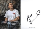 Alex Honnold autograf Free Solo