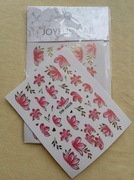 Naklejki mini wzory na tipsy paznokcie dekoracja ozdoby manicure nail arts