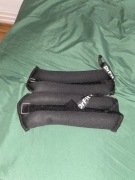 Ciężarki na Kostki i Nadgarstki do Fitnessu na Siłownię 2x1kg Czarne DrFit