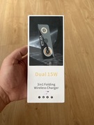 Ładowarka indukcyjna 3w1 płaska/ leżąca 15W !!!