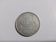 Moneta 50gr. groszy z 1986 roku. PRL.