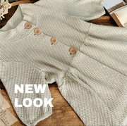 Kardigan sweter tunika New Look na zimę rozmiar M bawełna kremowa beżowa