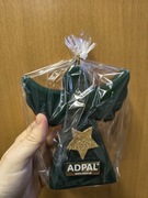 Świeca parafinowa aniołek butelkowa zieleń Adpal polski producent