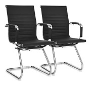 2x krzesła konferencyjne na płozach