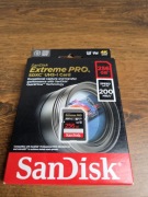 Karta SD 256 GB SanDisk Extreme Pro SDXC UHS-I 200MB/s Oryginał NOWA