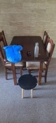 Stół, 4 krzesła uzywany 