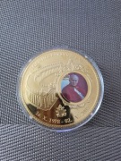 Medal Okolicznościowy Jan Paweł II platerowany złotem