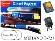GLEDZIU KOLEJKA MAKIETA ZESTAW T727 MEHANO DIESEL EXPRESS PASUJE DO PIKO