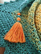 Chusta etola narzutka rękodzieło ręcznie robiona na szydełku szydełko hand