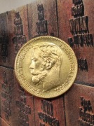 5 rubli 1903r moneta stara carska Rosja wykopki po