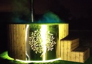 Balia ogrodowa 2m hot tub piec zewnętrzny masaż spa