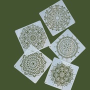 Szablon mandali, malarski, DIY, scrapbookingu, meble, Nr C1