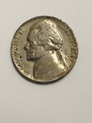 Sprzedam monetę USA 5 centów 1949r. - Jefferson