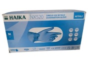 RĘKAWICZKI nitrylowe HAIKA NIEBIESKIE 200 szt. M