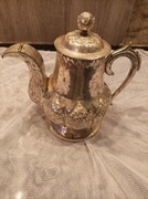 SREBRZONY DZBANEK DO HERBATY oraz mlecznik 