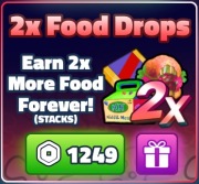 SpongeBob Tower Defense Gamepass 2x Food Drops