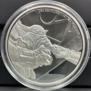 STAR WARS*THE MANDALORIAN-CLASSIC**GROGU 1 oz SILVER,PROOF COIN/UNIKAT!/MP1