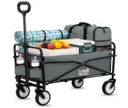 Składany wózek transportowy 80 kg 65L ogrodowy