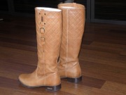 PRIMA MODA rude kozaki-100% skora -36-WARTO! 