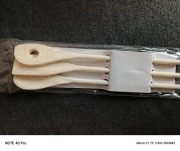 Komplet 3 drewnianych łyżek kuchennych