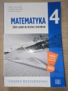 Matematyka 4, zbiór zadań dla liceów i techników, wyd. 2024