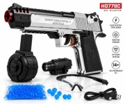 Gel Blaster Desert Eagle HD779C Pistolet na Kulki Żelowe + Okulary Latarka