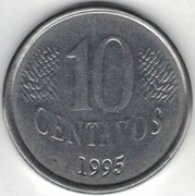 Brazylia 10 centavos 1995 - 22 mm