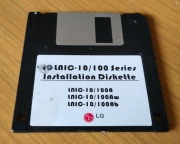 DYSKIETKA INSTALACYJNA 3,5'' KARTY SIECIOWEJ LG LNIC-10/100 SERIES retro