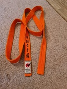 Pas pomarańczowy Karate Shotokan 270 cm