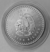 Srebrny Medal Aztec Calendar silver round 1/2 oz