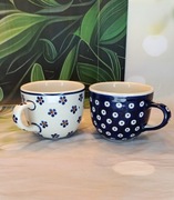 Filiżanka ceramiczna duża kubek 300ml  2 sztuki ceramika Bolesławiec