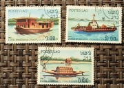 River Craft. Laos 1982 r