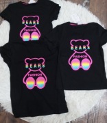 Bluzka dziewczeca czarna Miś