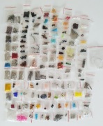 Zestaw do robienia biżuterii DIY tysiące elementów + kolczyki bursztyn