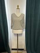 Narzutka srebrna damska