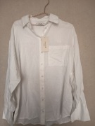 Biała bluzka / koszula rozm m/ l NA-KD cena sklepowa 199zl bawełna i len